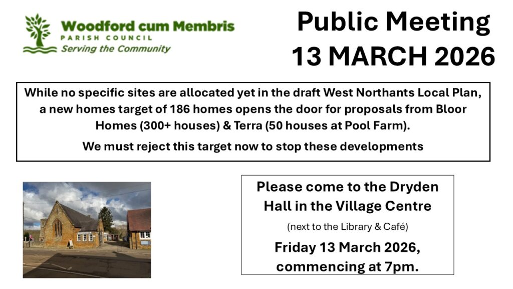 Public meeting 13/03/26